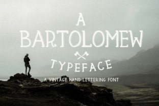 Bartolomew Font: A Display Typeface for Modern and Retro Web Projects