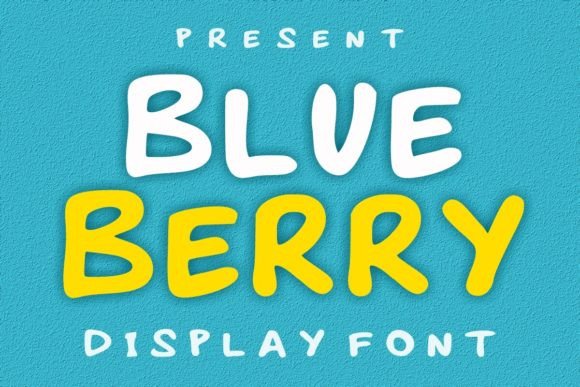 Blue Berry Display Font for Bold Brand Identity