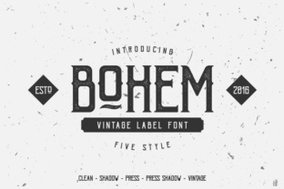 Bohem Font: Vintage-Inspired Display Typography for Marketers