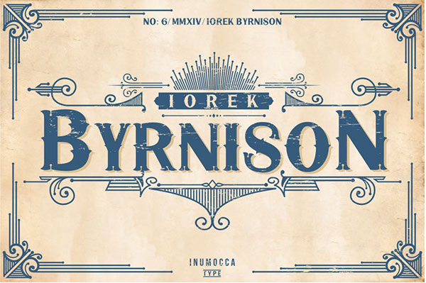 Byrnison Font: A Strong Typeface for Creative Branding