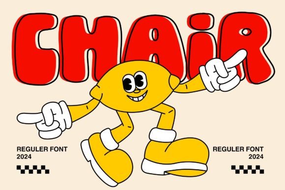 Chair: The Playful Display Font for Engaging Social Media Graphics