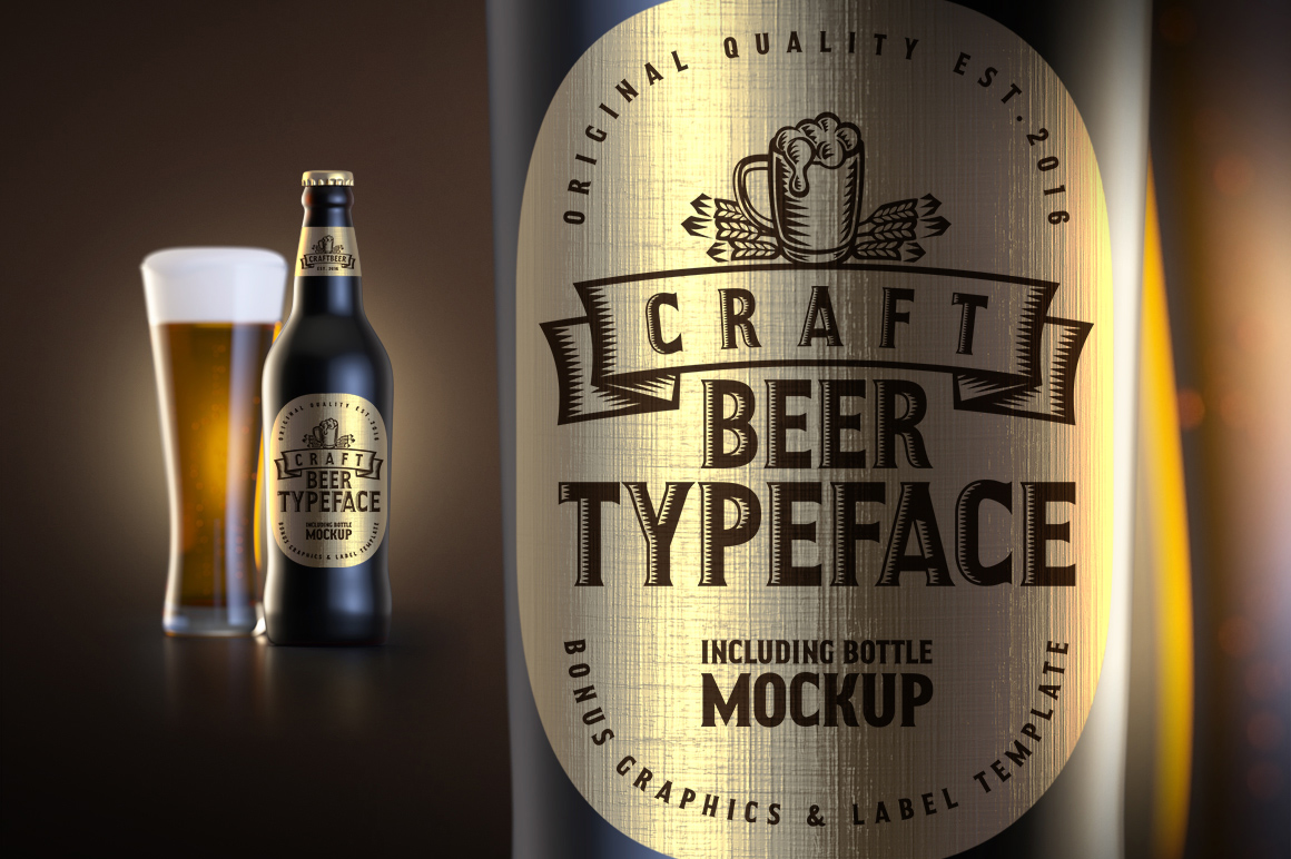 Craft Beer Font for Premium Branding and Creative Design