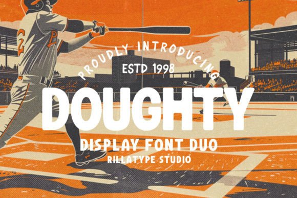 Doughty: The Captivating Display Font Duo for Polished Branding