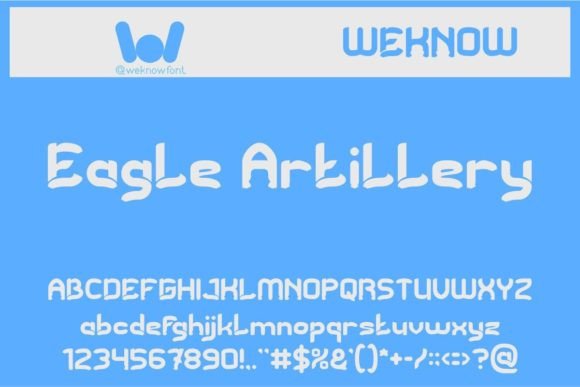 Eagle Artillery: A Display Font for Sophisticated Design
