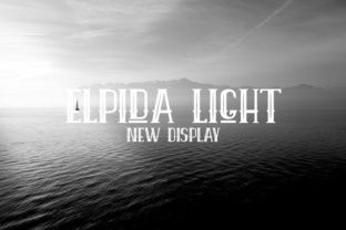 Elpida Light: A Stylish Display Font for Vintage Americana Web Design