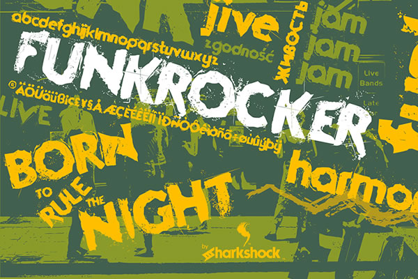 Funkrocker Font Review: A Grunge-Inspired Typeface for Urban Branding