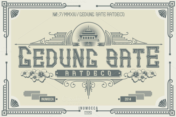 Gedung Sate Font for Brand Campaigns and Display Design
