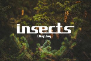 Insects Font for Retro-Futurist Web Design