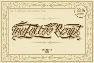 InuTattoo Script Font: Boost Your Campaign Visuals with Tattoo-Inspired Typography