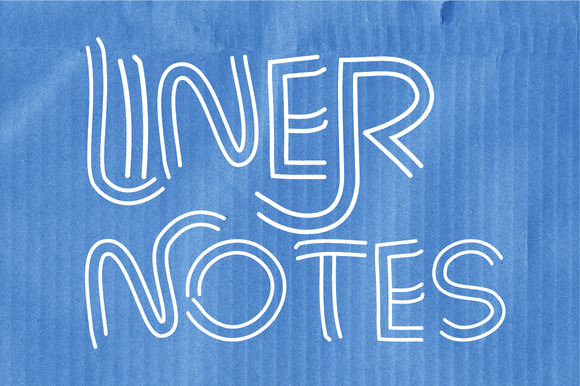 Liner Notes Family Font for Bold Display Typography
