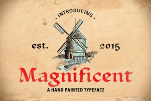 Magnificent Font: A Hand-Made Display Typeface for Authentic Branding