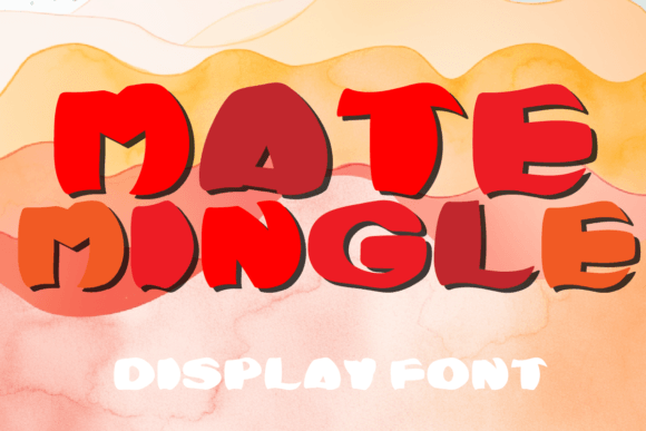 Mate Mingle: The Stylish Display Font for Modern Brand Identity