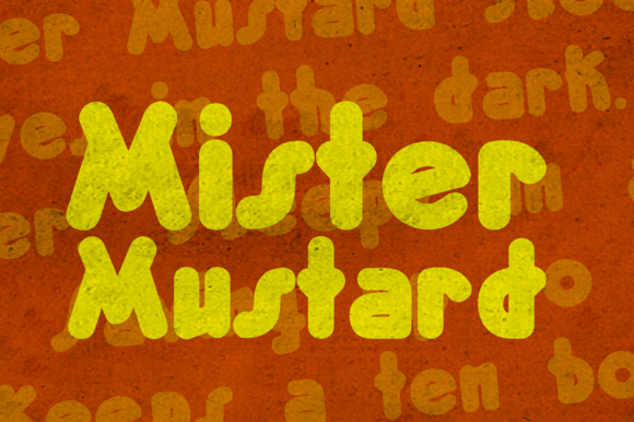 Mister Mustard Font: A Playful Display Typeface for Creative Branding