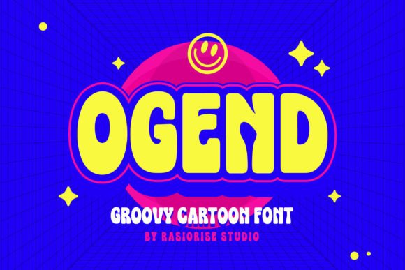 Ogend: A Retro Bold Groovy Sans-Serif Font for Brand Identity
