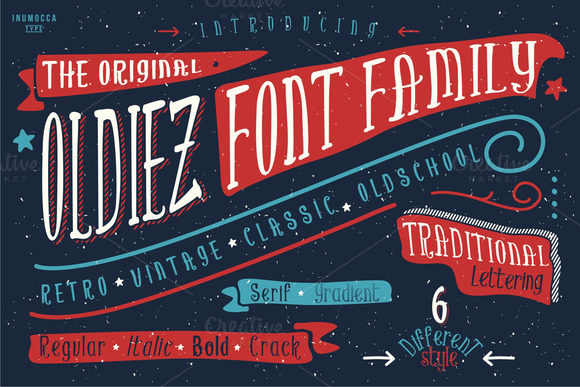 Oldiez Font Family for a Retro Brand Touch
