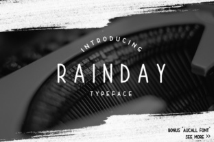 Rain Day Font: A Display Typeface That Elevates Branding Effortlessly