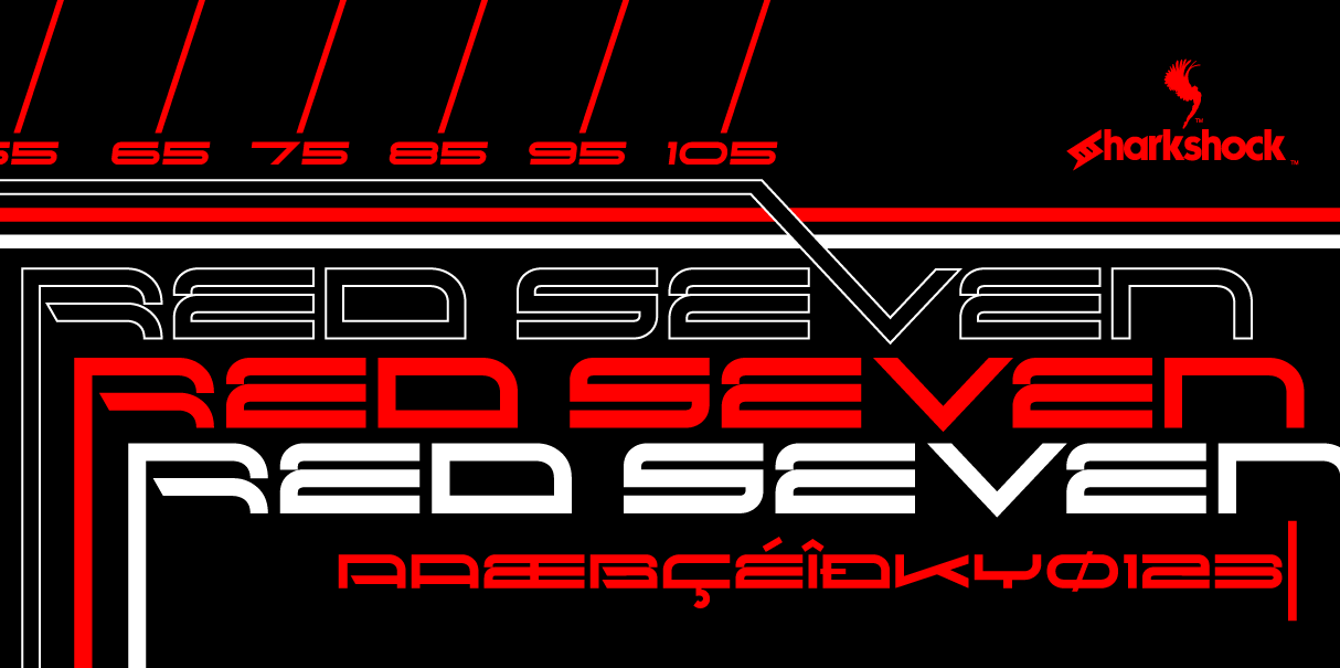 Red Seven Font: A Sharp, Futuristic Typeface for Branding