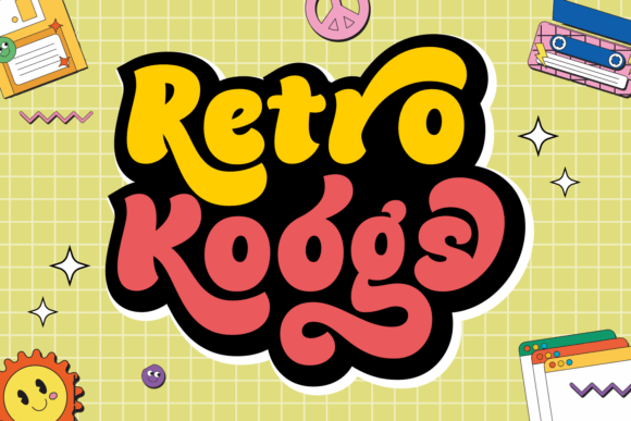 Retro Koogs: A Bold Display Typeface for High-Impact Campaigns