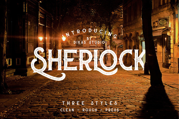Sherlock Font: A Vintage Typeface for Creative Branding Projects