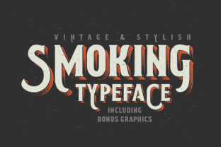 Smoking Typeface: A Vintage Western Font for Bold Branding