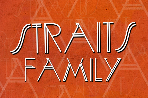 Straits Family: A Fun, Modern Display Font for Creative Makers