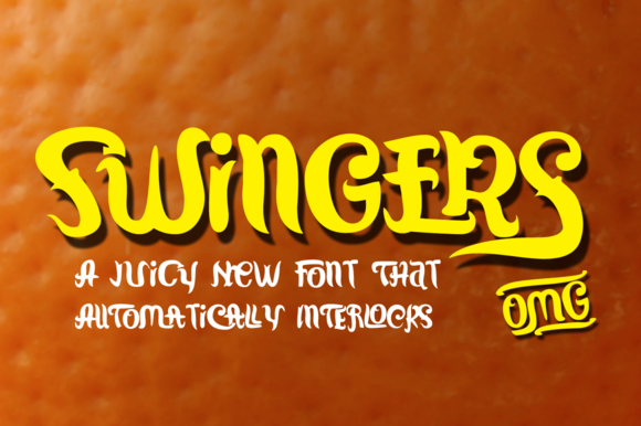 Swingers Font: A Curly Display Typeface for Digital Creativity
