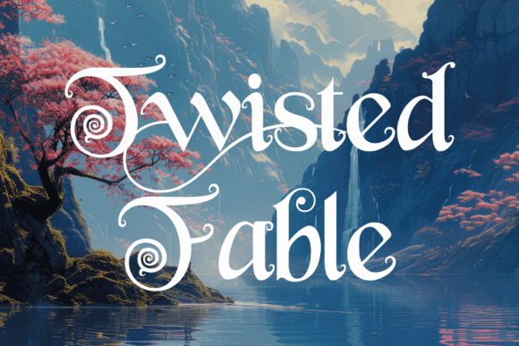 Twisted Fable: A Mystical Typeface for Editorial Magic
