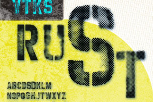 VTKS Rust Font: A Bold Display Choice for Creative Projects