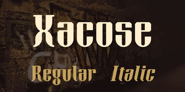 Xacose Font for Modern Web Design and Display Typography