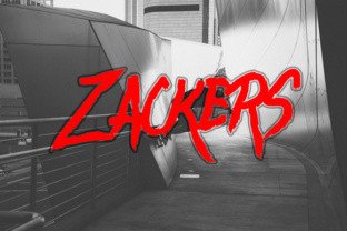 Zackers Font Review: A Gritty Display Typeface for Bold Branding